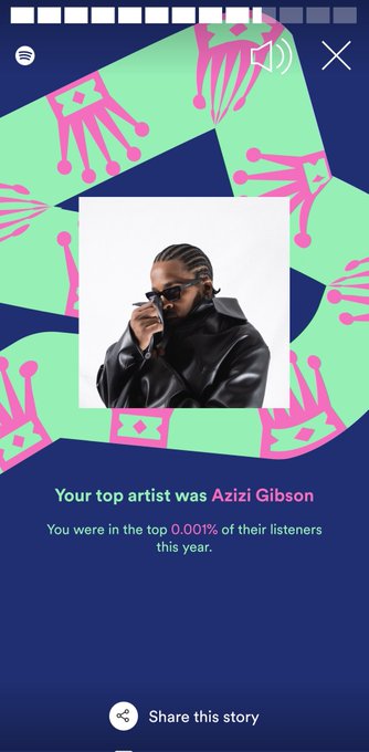 Thank you @AziziGibson 🖤 #SpotifyWrapped #spotifywrapped2021   https://t.co/cQOGSFtm8S https://t.co/<a class="tags" target="_blank" title="On Twitter" href="/?out=eyJ0eXAiOiJKV1QiLCJhbGciOiJIUzUxMiJ9.eyJpYXQiOjE3MjMwNjM0OTksImlzcyI6InR3cG9ybnN0YXJzLmNvbSIsIm5iZiI6MTcyMzA2MzQ5OSwiZXhwIjoxNzU0NTk5NDk5LCJyZWRpcmVjdF91cmwiOiJodHRwczovL3R3aXR0ZXIuY29tL0F6aXppR2lic29uIn0.gd_J_oBqtV1bNjAe_qCKpHqIxGMszUs2q1Uq9MmDG9k-b4K0qZgxt_WsVXkae5e0fChb2f9Nu3ua6lnkc286lg">@AziziGibson</a><a href="/tag/spotifywrapped"class="tags">#SpotifyWrapped</a><a href="/tag/spotifywrapped2021"class="tags">#spotifywrapped2021</a>