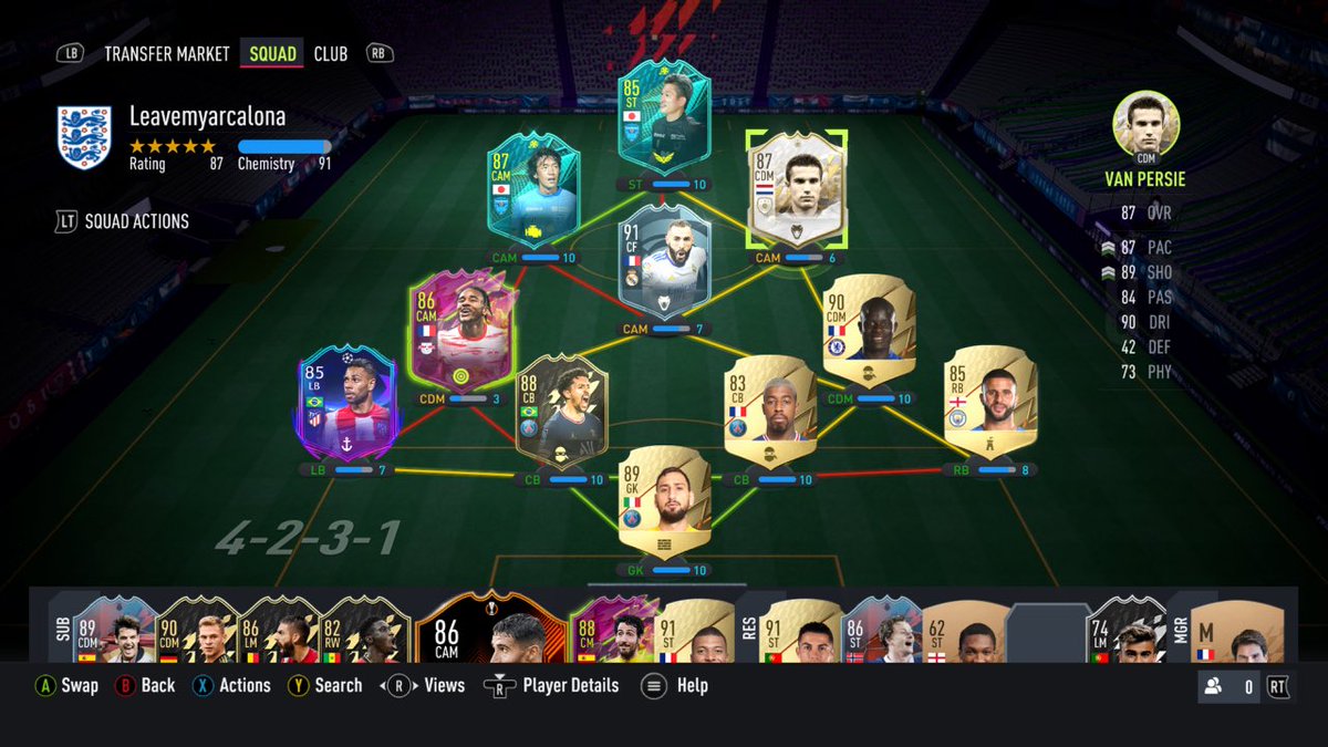 gingedimond19's tweet photo. @DannyAaronsFUT King Kazu replacing Fekir because there’s levels to this game https://t.co/zlVFlTZqzP