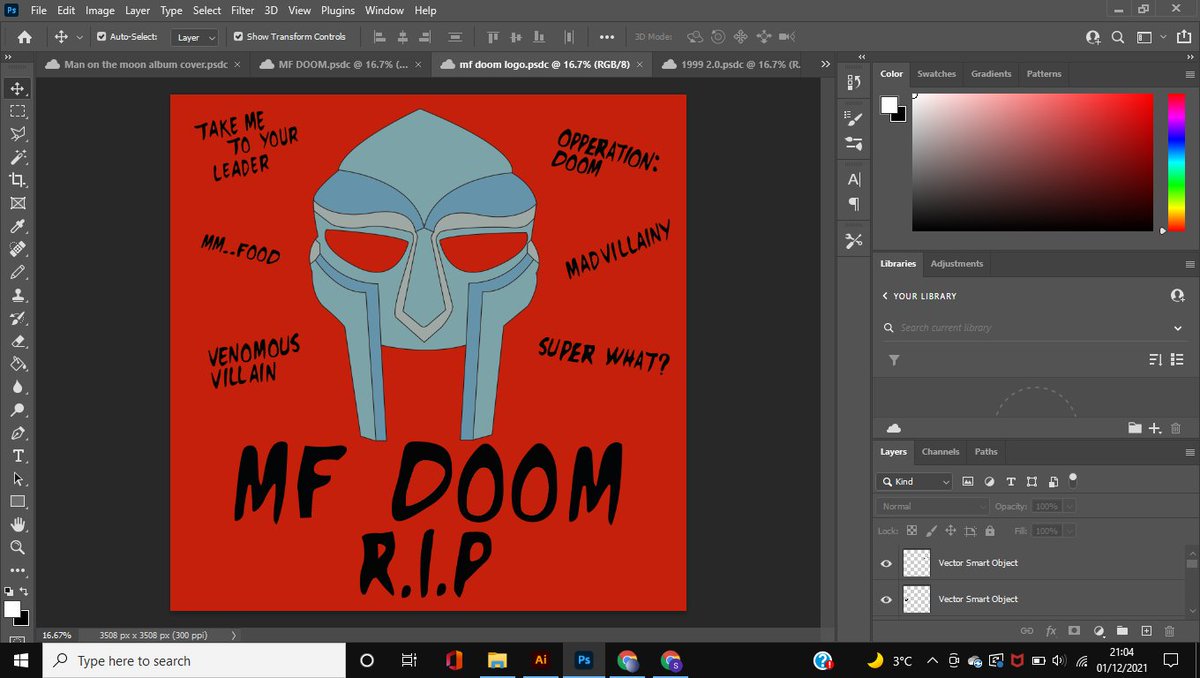 Sebtion80's tweet photo. some more album cover designs I made #GraphicDesign #photoshop 
@joeyBADASS @KidCudi @MFDOOM https://t.co/wB9Rb54Txp