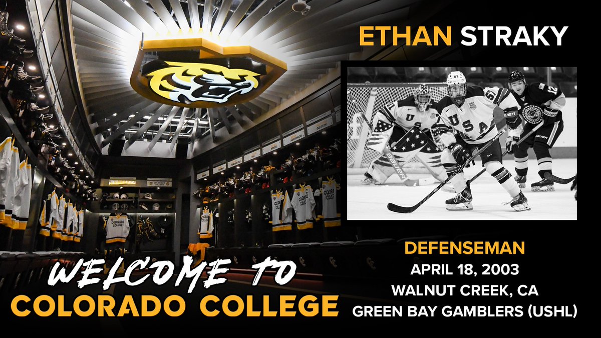 SIGNED!

Welcome to <a href="/ColoradoCollege/">Colorado College</a>, Ethan Straky!

#NewTiger 
#CCTigers