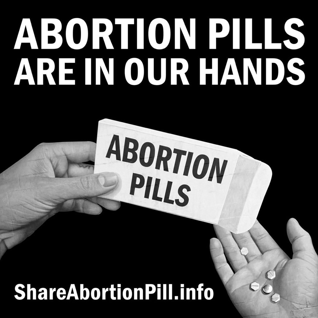 Learn about abortion pills (whether the Supreme Court likes it or not):
ShareAbortionPill.info  
#ShoutYourAbortion #Abortionpillsforever