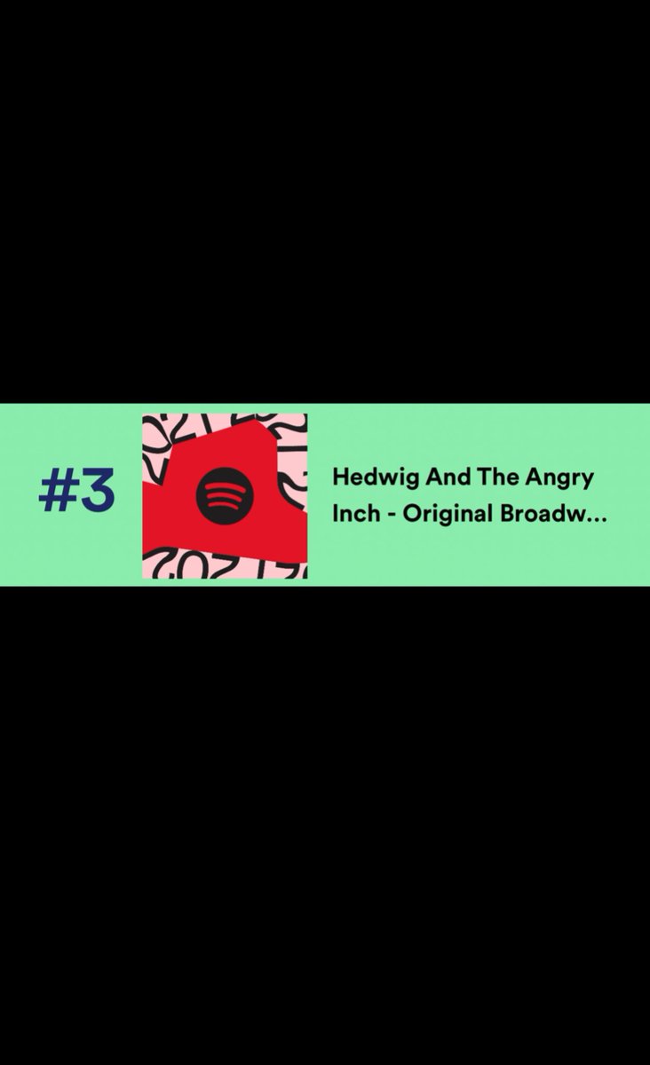 MegEmiily's tweet photo. spotify wrapped revealing that hedwig was my third most listened to artist on the day that hedwig is announced at @LeedsPlayhouse feels like fate, im not gonna lie https://t.co/beq58yHh2g