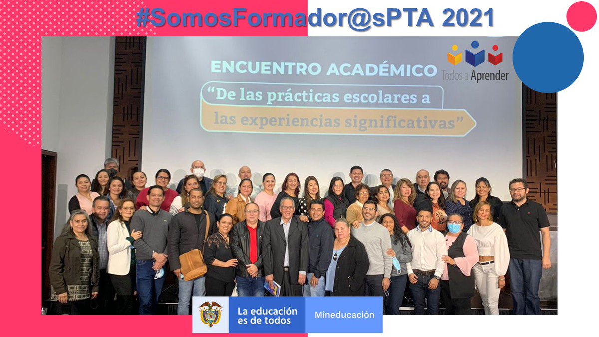 MeMoPTABolivar's tweet photo. #GraciasPTA #GraciasMineducación Gracias a la comunidad @PTAColombia por estar con nosotr@s #SomosFormadoresPTA #PTAmeTransForma https://t.co/pm2SWJuWbH