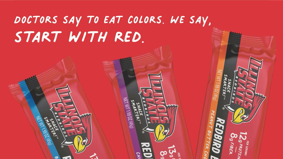Redbird Bars are a signature blend of protein, fiber and deliciousness—with an infusion of school spirit that 4-out-of-5-Doctors-Who-Are-Also-ISU-Alumni recommend. (We didn’t really ask any doctors.) Subscribe + save 15% at buff.ly/2YODpix #snacksmarter