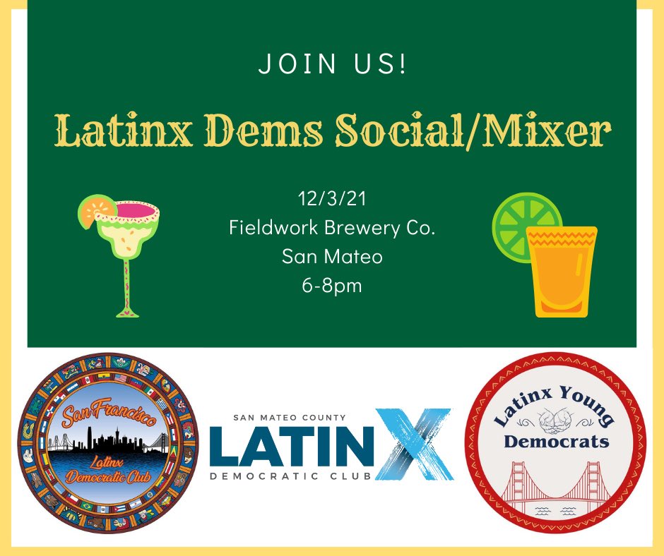 Happening this Friday at 6pm with @SFLatinxDems <a href="/latinxyd/">LatinX Young Democrats (LXYD)</a> <a href="/SMCLatinXDems/">SMCLatinXDems</a>!