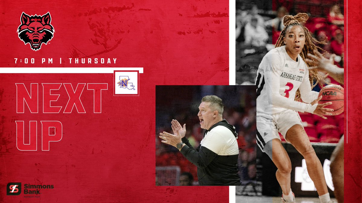 AStateWB's tweet photo. Back and ready to defend our 🏡 tomorrow night.

🆚 Northwestern State
📅 Thursday, Dec. 2
🕖 7 PM
🏟 FNB Arena
📺 ESPN+
🗒 https://t.co/XIBuXy4Y0t

#WolvesUp🐺 I #Team1stWins https://t.co/UjcJhasmIX