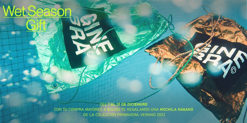 Wet Season Gift 🎁

Del 1 al 31 de Diciembre con tu compra mayores a $10.000 te regalamos una Mochila Nagano de la colección Primavera - Verano 2022