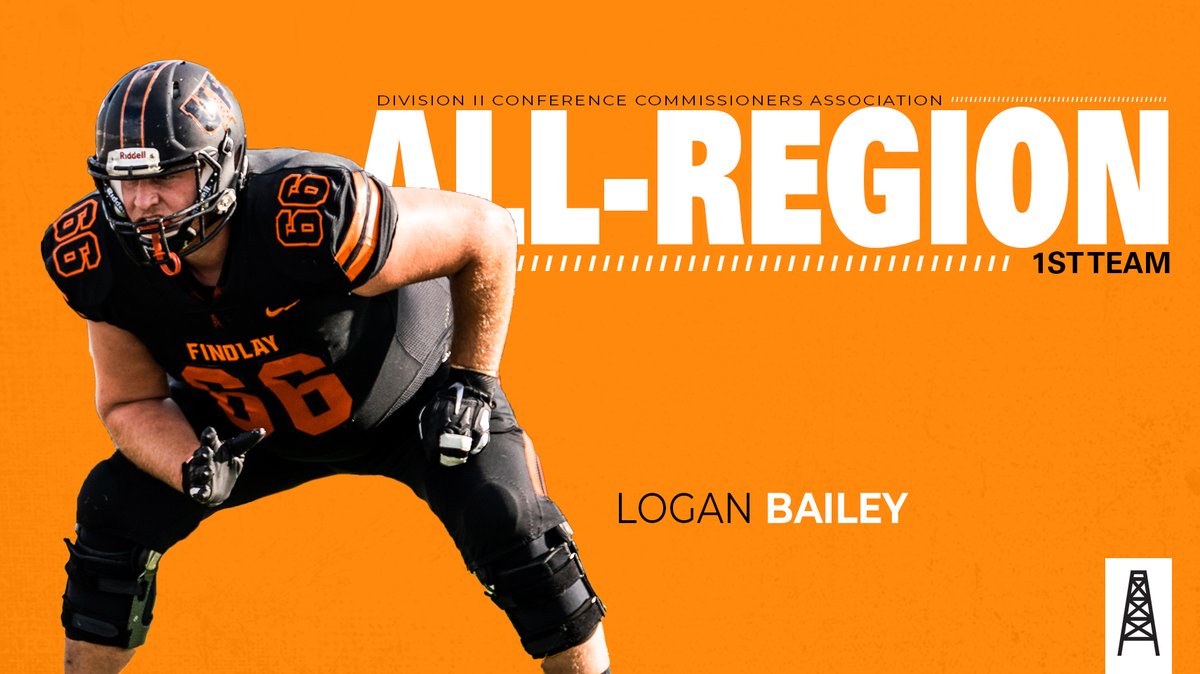 FindlayOilers's tweet photo. 🚨FIRST TEAM ALL-REGION🚨

Logan Bailey, the G-MAC Offensive Lineman of the Year, put together an outstanding season in which he led an offensive line that blocked for an offense that scored more than 30 ppg and rushed for 200 ypg.

Congrats, Logan!

🏈: https://t.co/yv8J1irvm8 https://t.co/e9WglMUnqz