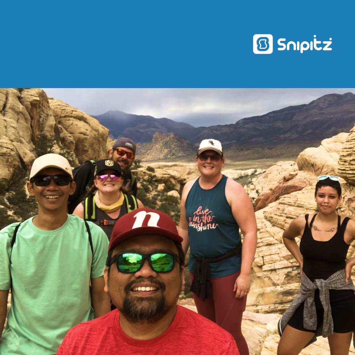 We had a blast with two of our amazing team members. They got to meet all of our U.S. based team from Philadelphia to Las Vegas! We are sad to see you go but we will never forget the strong bonds we've made together.  👋
 #unitedstates #positivevibes #lasvegas #teamwork #snipitz