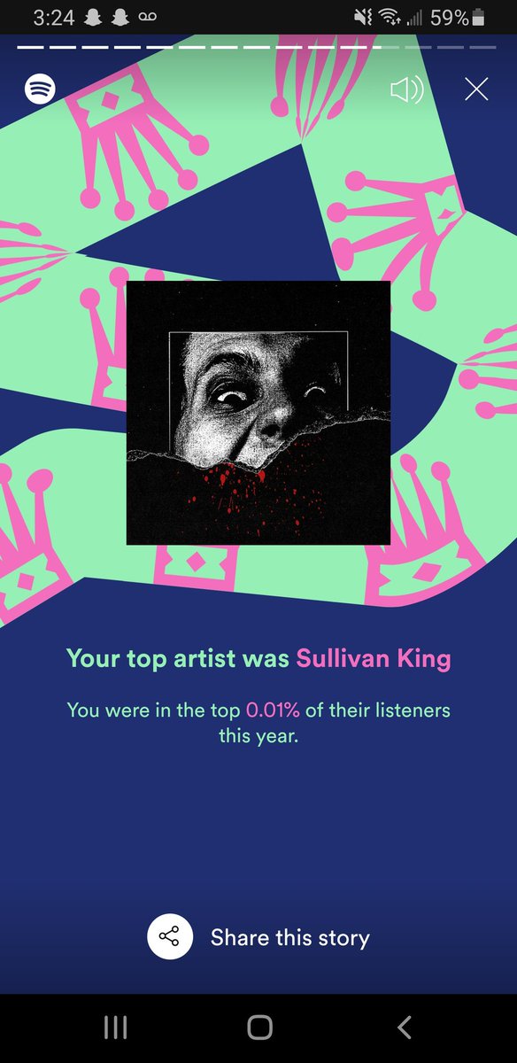 mill_dak's tweet photo. @SullivanKing Top 0.01% of your listening base on Spotify. LOVE your stuff.  See you Saturday in GR! CAN'T WAIT! #LOUDANDRECKLESSTOUR #2021ArtistWrapped https://t.co/0QxI9x4vWa