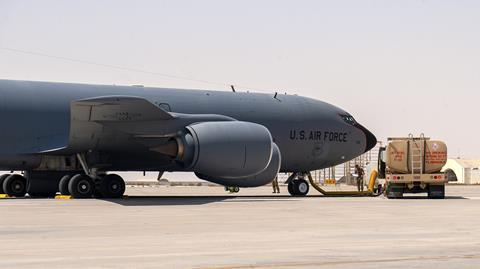 FlconEYES's tweet photo. 🇺🇸US AIR FORCE Reg #N573MA | Hex #A75AA2 | Call: CPS32 | 1963 BOEING KC-35R Stratotanker
Activo en el Golfo de México y Estrecho de Florida.
#PlaneAlert #AvGeek #ADSB #Aviation #OSINT #1Dic
https://t.co/RsA5Uxp7P5 https://t.co/pU0AMvGfhJ