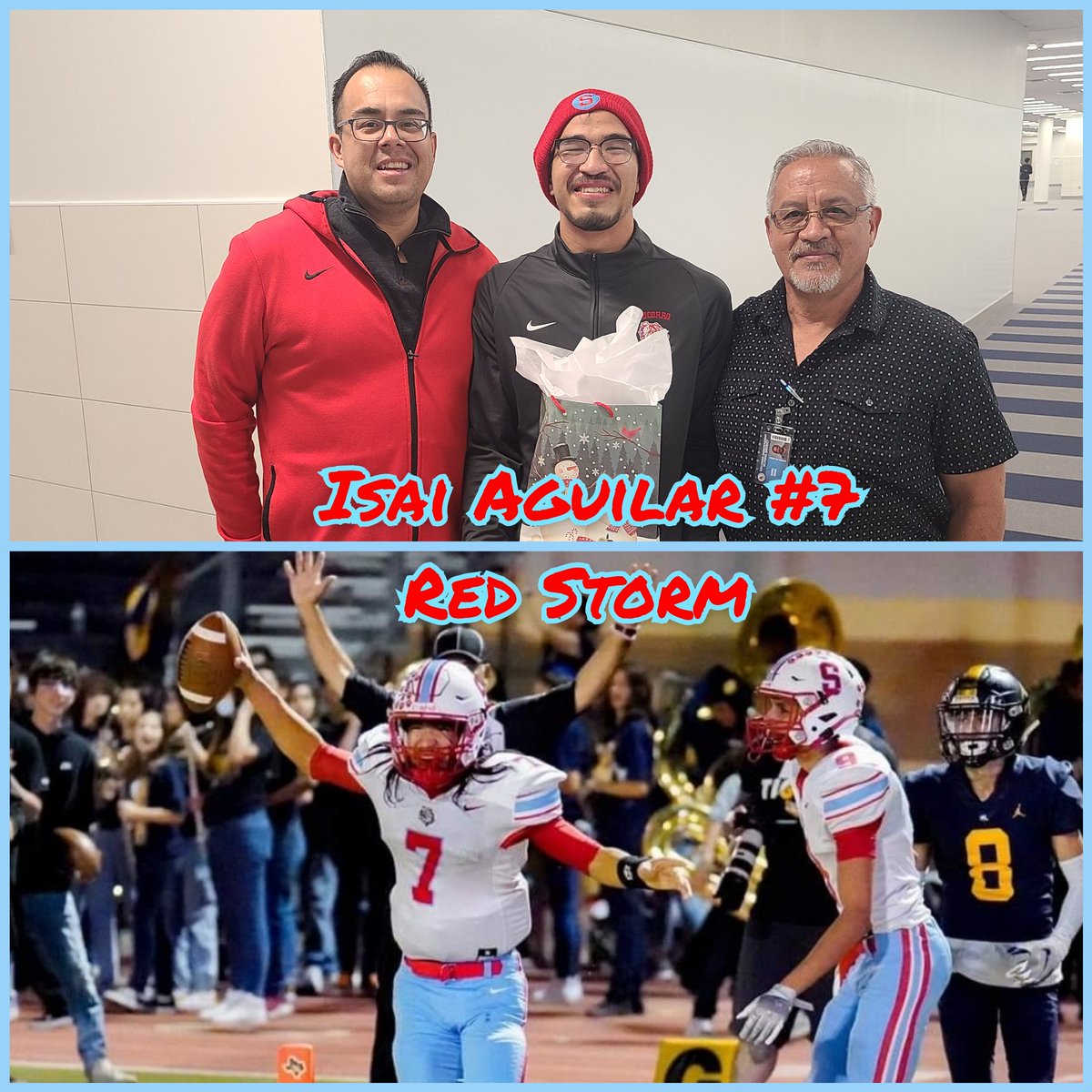 JOSE LUIS GIRON JR. (@ymsrebelgiron) on Twitter photo Our Staff would love to Congratulate Isai Aguilar #7 for being selected to Greater El Paso Football Showcase Red Storm Part of The Heart&Soul of our Team!De puro Corazon proud of you mijo! <a href="/Socorro_HS/">Ignacio Estorga</a> @MCarmona_SISD <a href="/ElPasoSocorro/">El Paso y Socorro Strong</a> <a href="/GilbertMenaJr2/">Gilbert Mena Jr</a> @WTrujillo_SHS <a href="/RudySalcido1/">Rudy</a> Our Staff would love to Congratulate Isai Aguilar #7 for being selected to Greater El Paso Football Showcase Red Storm Part of The Heart&Soul of our Team!De puro Corazon proud of you mijo! <a href="/Socorro_HS/">Ignacio Estorga</a> @MCarmona_SISD <a href="/ElPasoSocorro/">El Paso y Socorro Strong</a> <a href="/GilbertMenaJr2/">Gilbert Mena Jr</a> @WTrujillo_SHS <a href="/RudySalcido1/">Rudy</a>