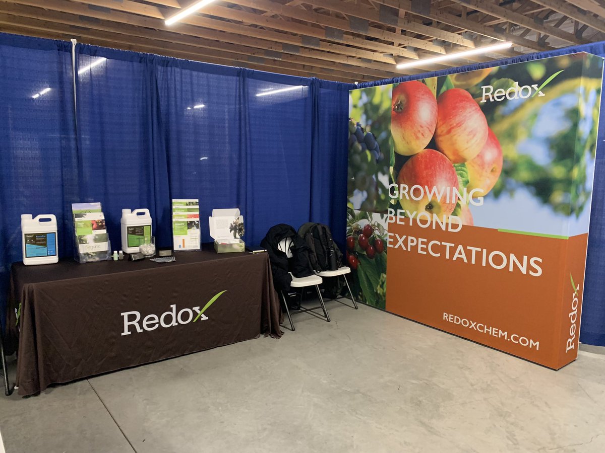 redoxjasmine's tweet photo. Be sure to visit @Jeff_Redox and I at the Small Fruit Conference and learn how  @redoxgrows can help you grow beyond. https://t.co/B48SBGCaQr
