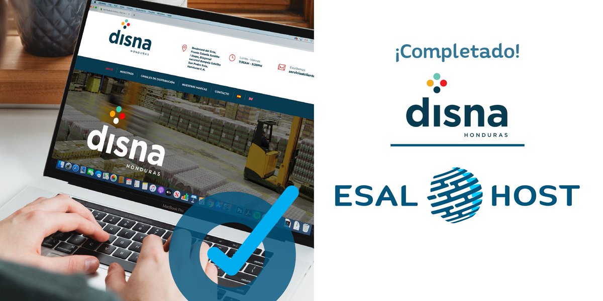 esalhost's tweet photo. Un Proyecto más de éxito 
¡Gracias por la confianza!
DISNA Honduras

https://t.co/LLoCbhC0L2

By #esalhost

🚀https://t.co/Km8HOrlbW4
☎️+503 2512-7888
 📲+503 7616-0198
📬 ventas@esalhost.com 

#ESALHOST #webdesign #hosting #ecommerce #WebSolution #WebDevelopment https://t.co/l9NK7p6vls