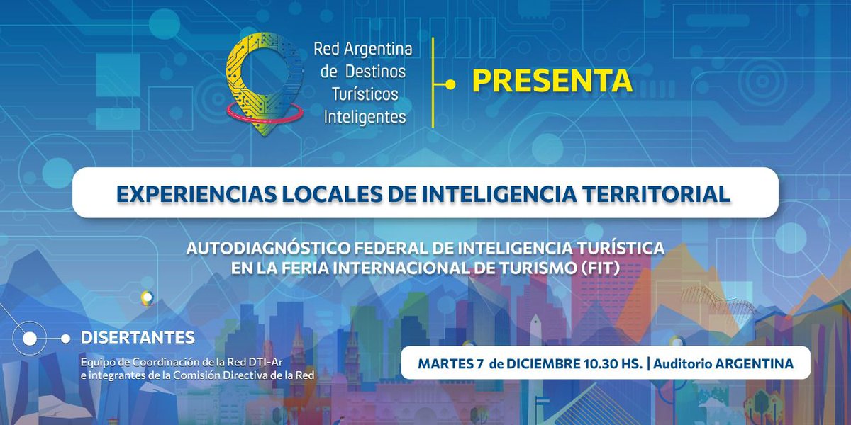 Red argentina de Destinos Turísticos Inteligentes tweet media