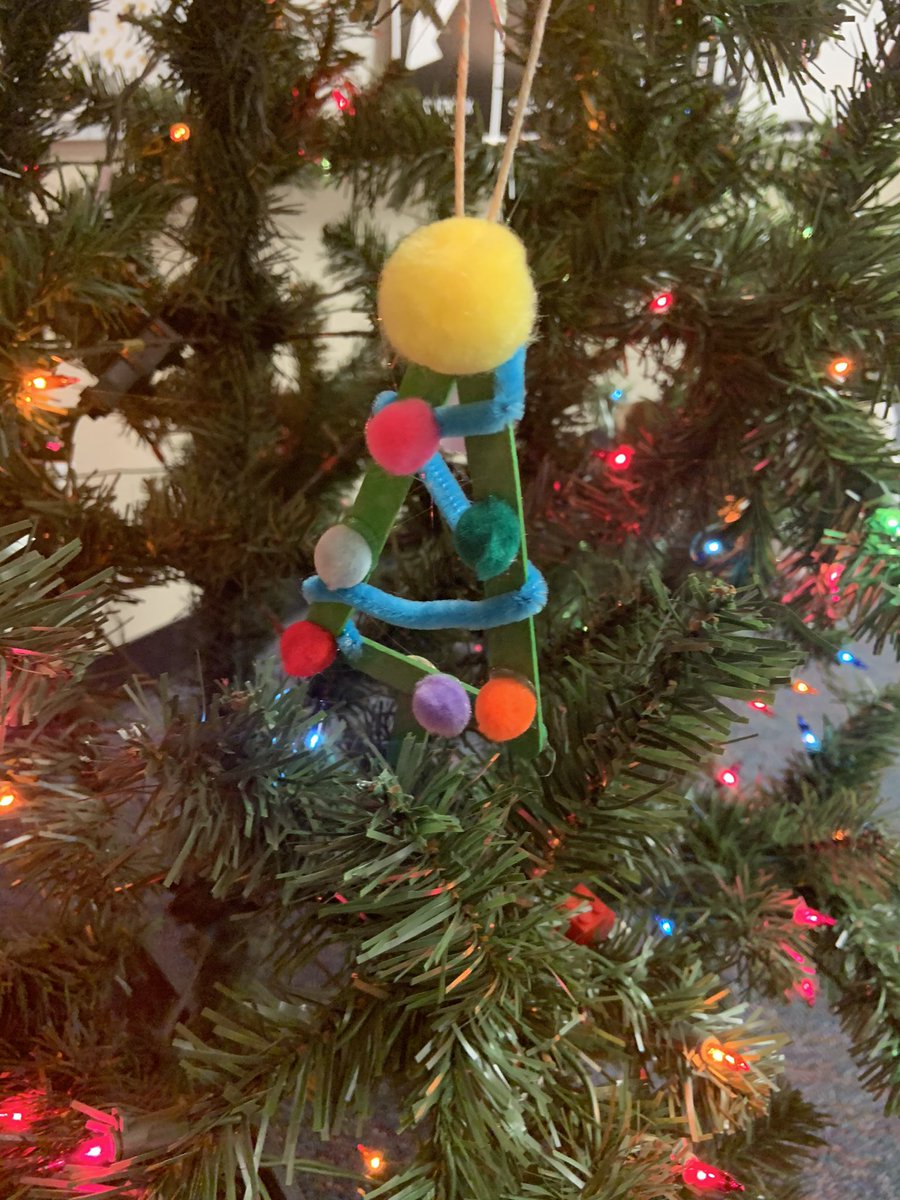 RES_GATES's tweet photo. Let the kids create the ornaments for the tree this year-I just love how they transform materials! Complete with a tree topper! #RangerStrong @RoanokeRangers https://t.co/gJbu9fLvhG