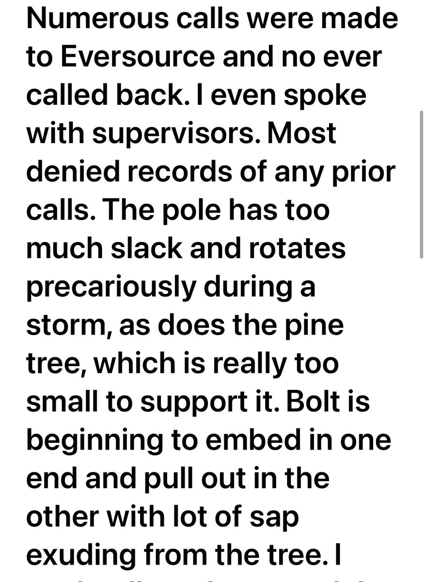 JamiCarder's tweet photo. @EversourceMA my elderly neighbor has been trying since 2016 to get this pole fixed. What’s it take to get this done? https://t.co/YStCZ6jhYH