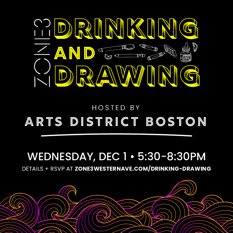 Zone3WesternAve's tweet photo. MEET TONIGHT'S HOST 🎨 🍻 Jill Rosati⁠ is an installation artist, gallery director, and art teacher. As the recent founder of @ArtsDistrictBos , she is dedicated to preserving and promoting the arts. ⁠
⁠
‼️ RSVP TODAY at https://t.co/ipoeiQ0OCE https://t.co/nIEdT6v6qa