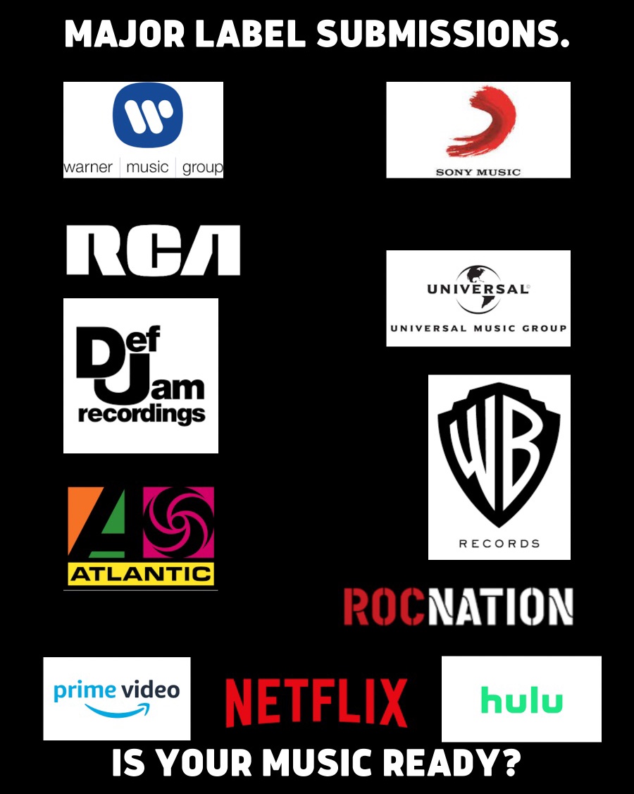BProudPatriot's tweet photo. NEED MAJOR LABEL SUBMISSIONS?

Major labels are looking for music &amp; beats for deal placements, movies , T.V &amp; video game.

Dm us for information. 

Guaranteed listening.

Guaranteed feedback. 

DO NOT DM LINKS. https://t.co/gt43IvzRZr