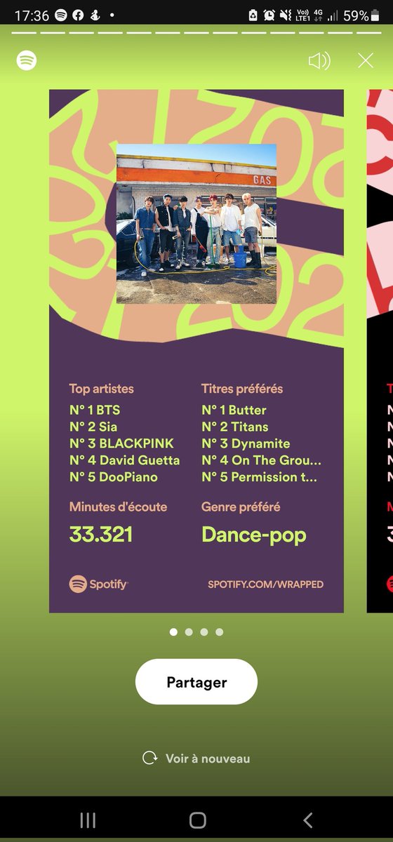 dcatel23's tweet photo. Oups 🤭
#spotifywrapped2021 #SpotifyWrapped #BTSARMY #BTS the #Butter https://t.co/mcgclWKrCn