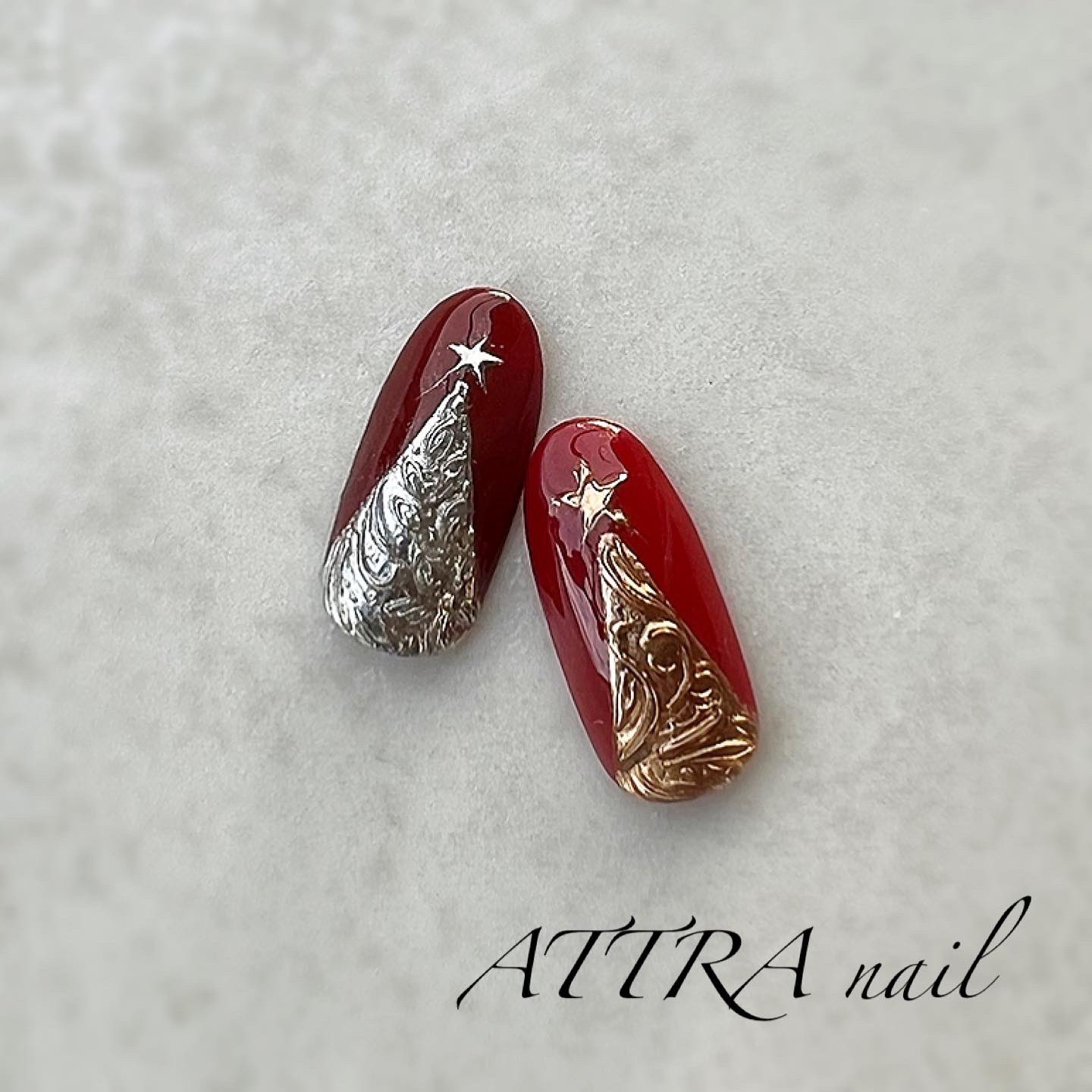 Attra Nail 倉敷ネイルサロン ハワイアンジュエリーvr のツリー これ可愛すぎてやばい ハワイアンジュエリーネイル ハワジュネイル クリスマスネイル アトラネイル 倉敷ネイルサロン 倉敷ネイル ネイル倉敷 ネイルサロン倉敷 T Co