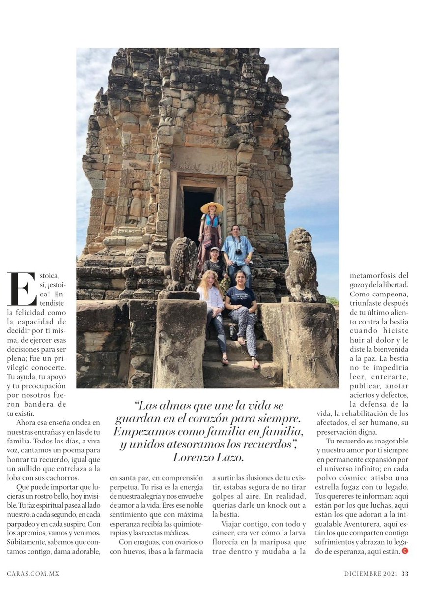 Fue un privilegio de conocerte Entrevista <a href="/LazoMargain/">Lorenzo Lazo</a> <a href="/EdithGonzalezMx/">Edith Gonzalez</a> Revista <a href="/CARASmexico/">CARAS</a>