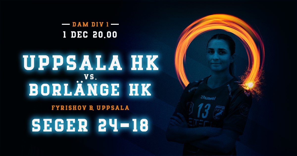 💥SEGER 24-18💥

Matchens lirare
Felicia Olsson - Uppsala HK
Sanna Johansson - Borlänge HK

Tack till våra matchvärdar Turbo &amp; Österby Mekaniska

#handboll #livesport #div1 #uppsala #untsporten #fyrishov #borlängehk #uppsalahkdam #alltidseger #turbosportzone <a href="/Turbosportzone/">Turbo Sport Zone</a>