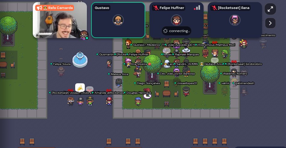 code_diego's tweet image. após o encerramento do 1° dia #DoWhile2021 da @rocketseat teve happy Hour com show ao vivo do @RafaCamarda.