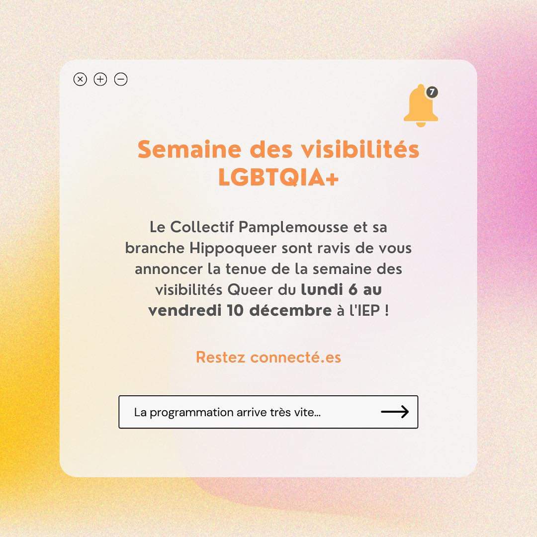 hippoqueer's tweet photo. Pensez à regarder les comptes insta de 
@pamplemoussecollectif &amp; @hippoqueer dans les jours à venir ✨ https://t.co/fr0V4MPorZ