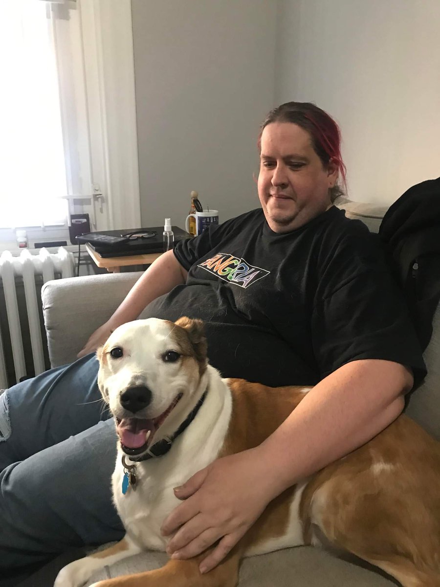 rubytombsday's tweet image. SHE&apos;S HOME!!!
thank you too Karina, Matthew, and the entire @streamloungeio,#ffb  and #MutantFam community for helping get my #supportdog home to Philly
❤️🧡💛💚💙💜