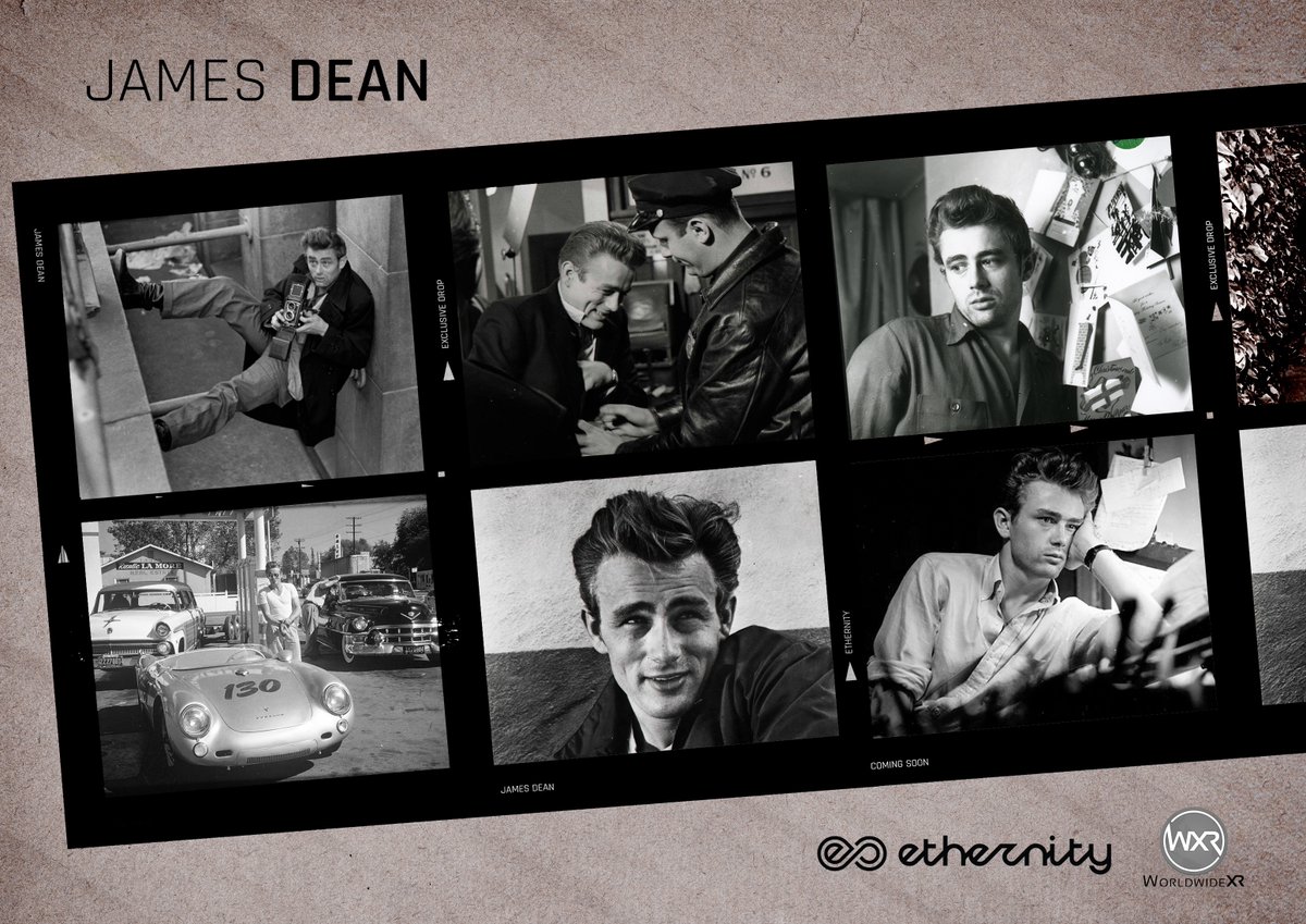_RebelDean_'s tweet photo. The ultimate Hollywood icon.

The @_RebelDean_ x @EthernityChain #NFT Collection commemorates the life and times of one of the greatest Hollywood stars to walk the red carpet.

Coming December 16th, only at https://t.co/08rp9ujSfV https://t.co/XE6p6LaUpE