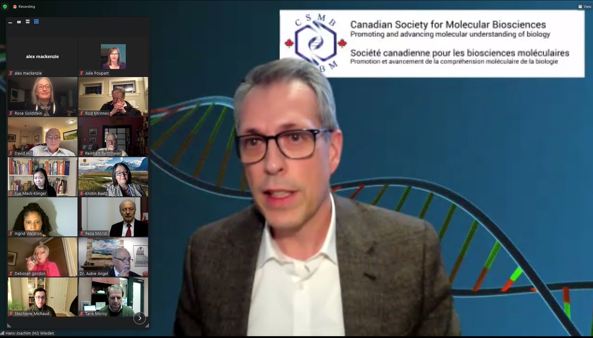 CSMB Vice-President Hans Joachim Wieden receiving the <a href="/ResearchCda/">Research Canada</a> organisational Leadership in Advocacy Award, and  giving an enthusiastic overview of the CSMB advocacy work, and future objectives 👏👏👏