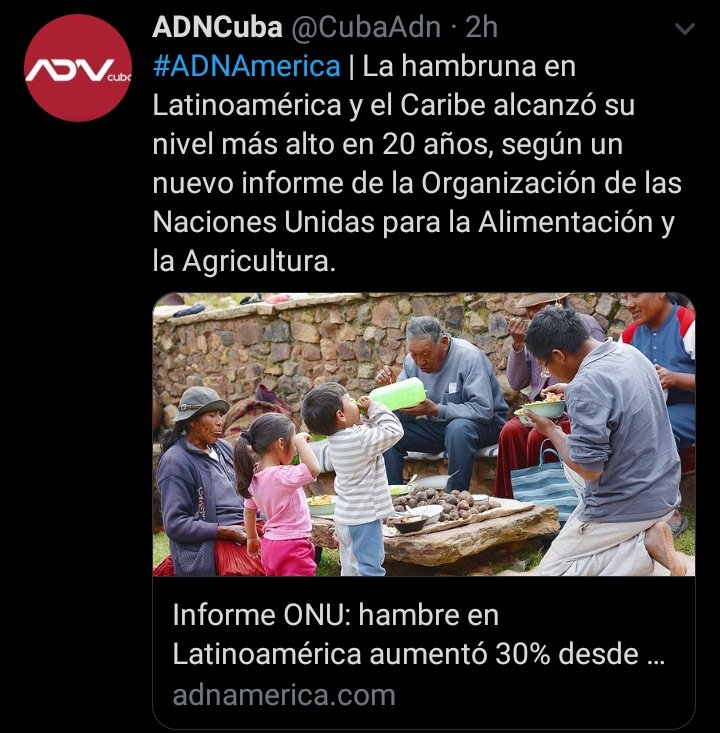 Cuando los de siempre te digan que en #Cuba se pasa "mucha hambre" por ser comunista...enseñales esta noticia de un proyecto informativo MadeInCIA👇👇👇👇

#CubaVive
#DeZurdaTeam