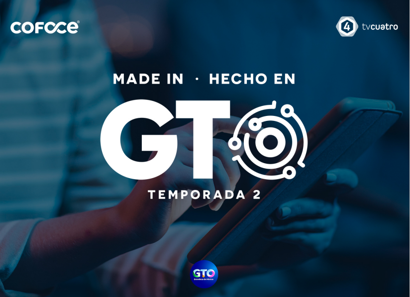 COFOCE's tweet photo. ¡#MadeInGTO ya comenzó! 🤩 El día de ayer se estrenó el primer capítulo de la segunda temporada protagonizado por @gpamexico🙌 Disfruta e inspírate cada martes en punto de las 9:30pm⏰ con las grandes historias de éxito de guanajuatenses que conquistan el 🌎. https://t.co/vI0LKdmydn