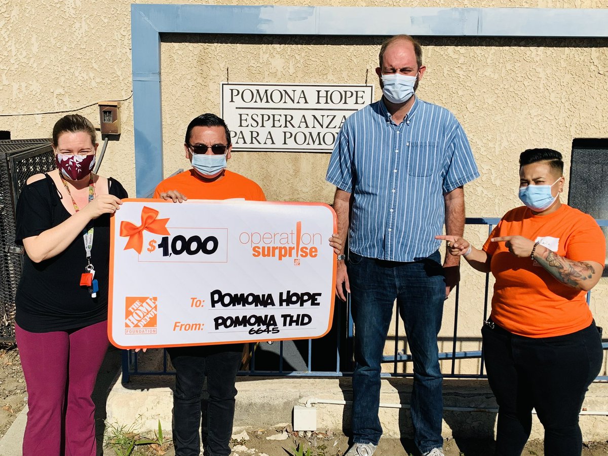 Team 6645 surprised Pomona Hope today with their operation surprise. They were very happy, great job TEAM. <a href="/VelaSulema/">Sulema Vela</a> <a href="/JabarrBean/">Jabarr Bean</a> <a href="/JAHancock12/">Jill Hancock</a> <a href="/maria_6645/">Maria Castro #ptownfam</a> <a href="/ASDS_6645/">Brett Gonzales</a> <a href="/AlexandraD_6645/">Alexandra Downing</a> @THDRosie_6645 <a href="/CoplenFrances/">Frances Coplen</a>