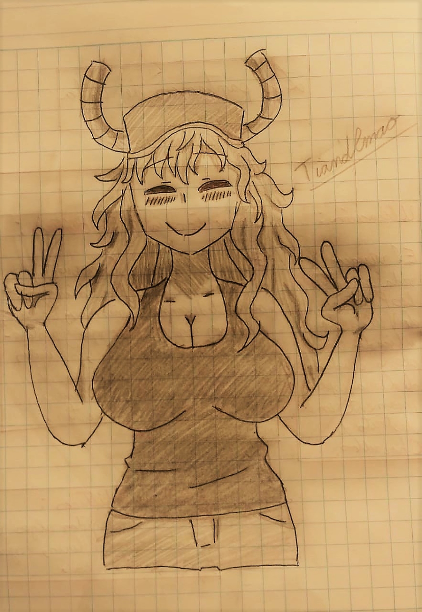 PolxThompson's tweet photo. LUCOA FAST DRAWING #locua #misskobayashisdragonmaid #illustrations #myfirstpost #lmao #lucoalover #tiandlmao https://t.co/HYwxyD6VFf https://t.co/HALsIzVHD4