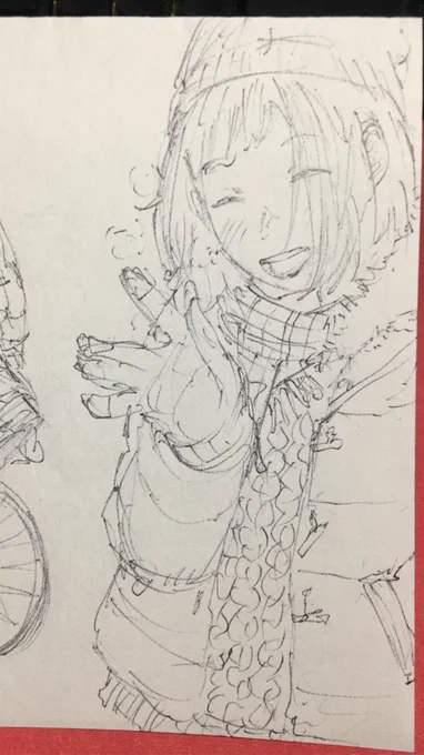 Doodles during physics class 