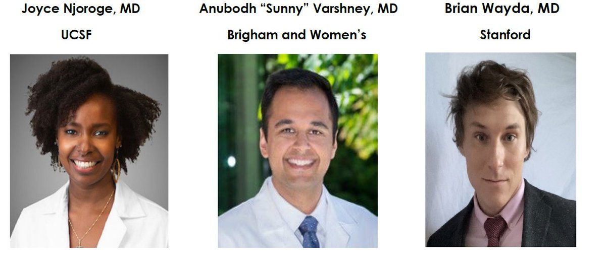 📢Pleased to announce our 2022-23 Advanced Heart Failure Fellow class‼️ Thanks to @KiranKhush1 for all the hard work‼️ Very excited to work with Joyce, Sunny and Brian.
@VoiceOfDrJoyce, @SunnyVMD &  @brian_wayda 

@StanfordMed @StanfordCVI @StanCVFellows