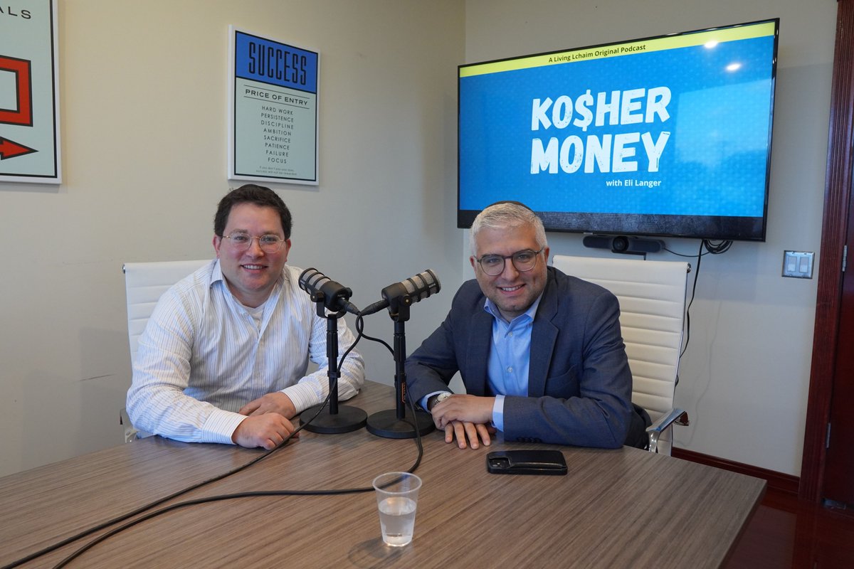 LivingLchaim's tweet image. $100 for anyone who can guess the title for the next episode of the Kosher Money Podcast

(l-r: @EliLanger, @DBashIdeas)