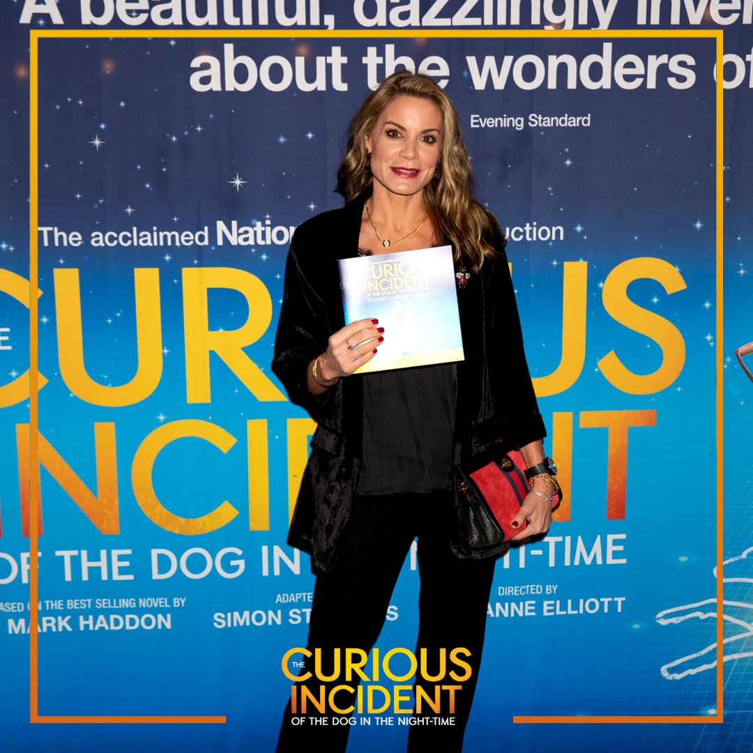 curiousonstage's tweet photo. Some special guests joined us for the opening night of #CuriousIncident @troubadourwpark. https://t.co/TiT4wdKeTw