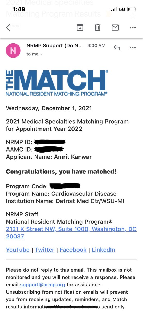 dramritkanwar's tweet photo. I matched cardiology!!🫀 Thrilled to be going to @waynecardio https://t.co/WRdCFf4sVR
