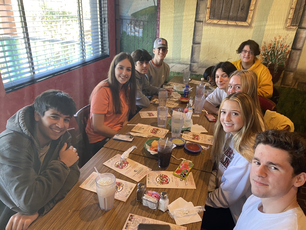 SHS/AP field trip today. Exploring La Michoacana Meat Market, lunch at Buena Vista Mexican restaurant and then off to the movies to watch the Colombian film ENCANTO. @WeAreGRHS @LOTELAMARCisd