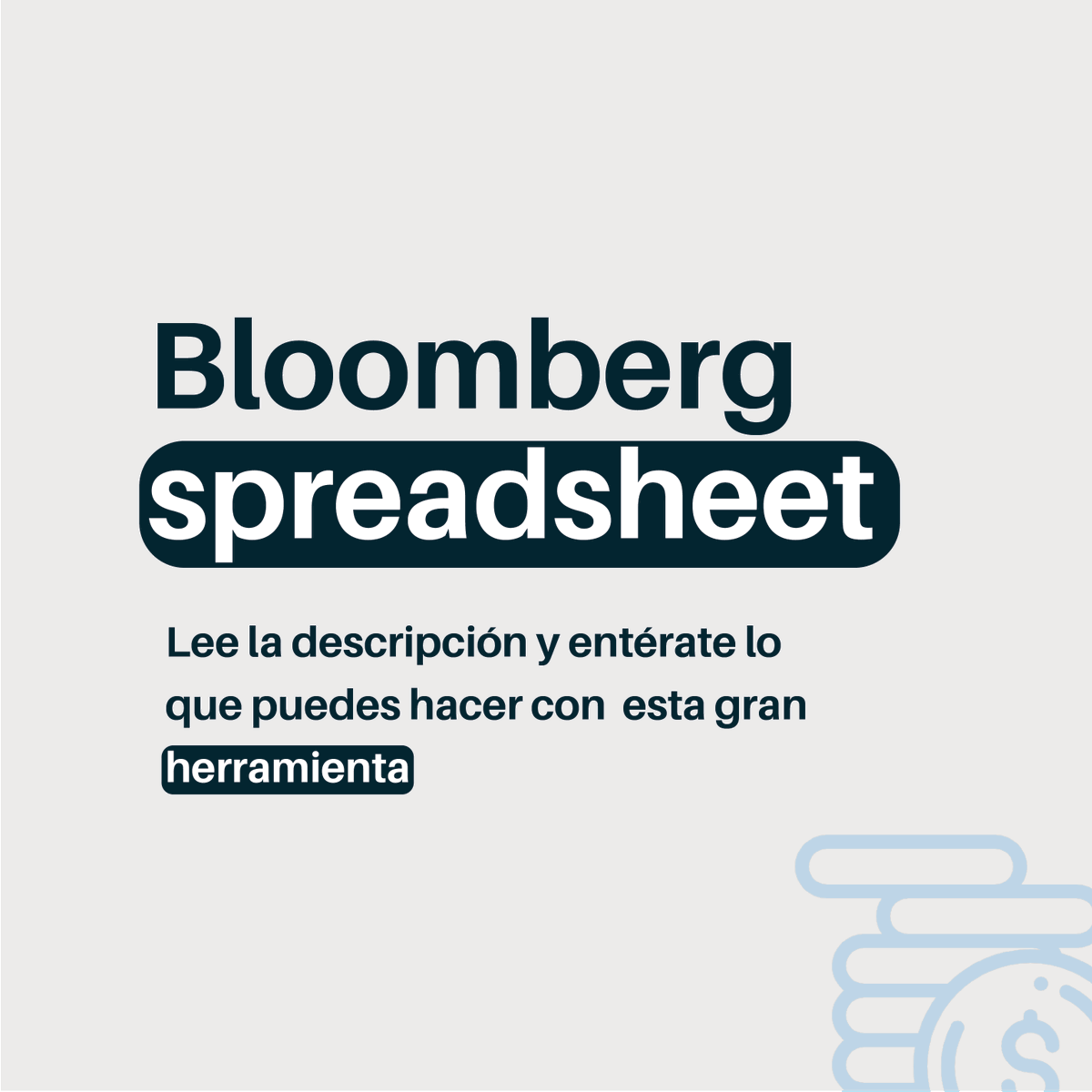 LabFinEAFIT's tweet photo. 👉¿Sabes que es Bloomberg spreadsheet? Pues aquí te contamos.
👀 Existe una opción en Excel que permite descargar múltiples datos con especificaciones en un mismo instante, esto es a lo que se le conoce como Bloomberg spreadsheet, así de fácil😃
#eafit #eafitmedellín #labfin https://t.co/fLkTPCSmHT