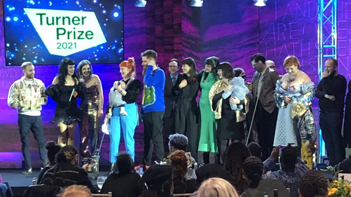 TimCookeInt's tweet image. A great privilege &amp;amp; thrill to be in ⁦@CovCathedral⁩ tonight to witness Belfast artists ⁦@array_studios⁩ win #TurnerPrize21 - congratulations! @coventry2021 ⁦@The_Herbert⁩ ⁦@Tate⁩ #ArrayCollective