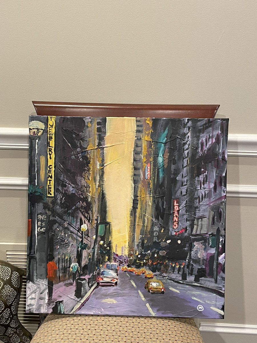 The best thing is to come home and find a <a href="/SaintRPh/">Matt Dawson</a> original waiting for you. 

Thank you Matt! This is the first painting I’ve ever bought and it’s incredible