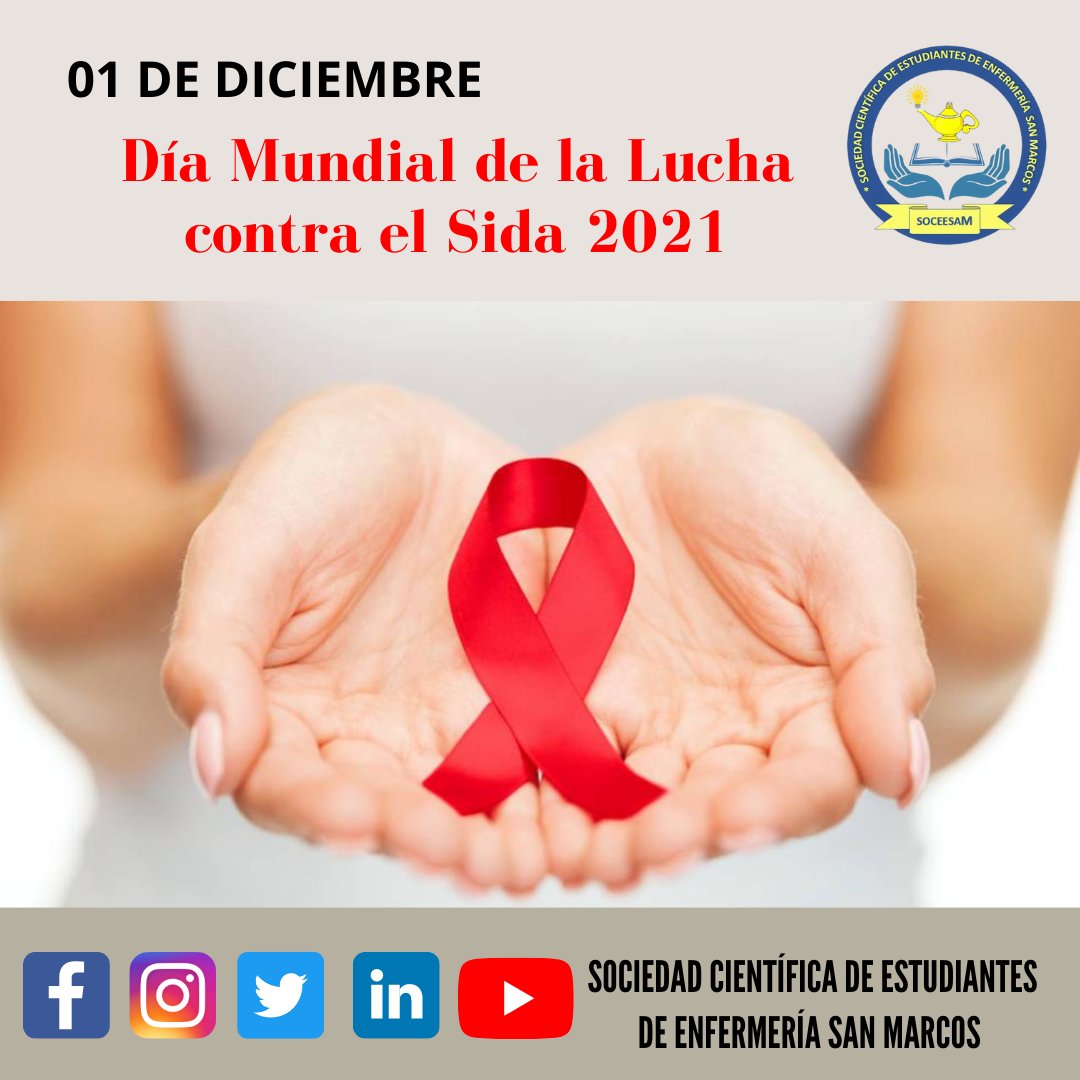 soceesam's tweet photo. 01 de diciembre: ✨ "Día Mundial de la Lucha contra el Sida 2021" ✨

Este día es una oportunidad para apoyar a aquellos involucrados en la lucha contra el VIH y para mejorar la comprensión del VIH como un problema de salud pública.
 
#SocietarioDeCorazón https://t.co/Jc3UYtvOUb