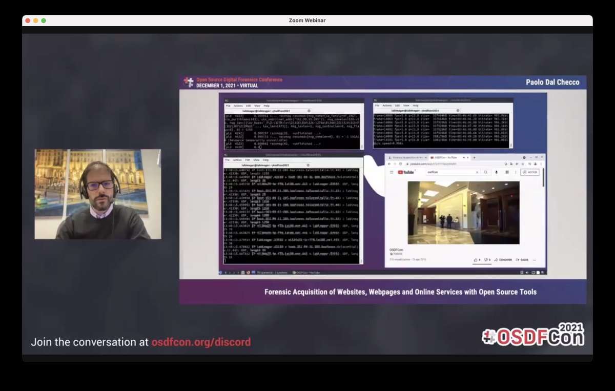 forensico's tweet image. It&apos;s been great talking at #osdfcon 2021 about #Forensic #Acquisition of #Websites, #Webpages and Online Services with #Open #Source #Tools... thanks for listening!😀osdfcon.org/events_2021/fo…