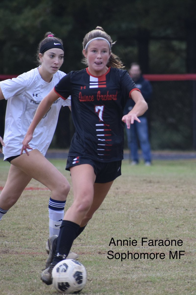 QOGS's tweet photo. Congratulations to Annie Faraone (So. MF) and Carli Sullenger (Sr. MF) on being selected to Maryland All State - First Team! 
@FaraoneAnnie @CarliSullenger https://t.co/P8143sGq4H