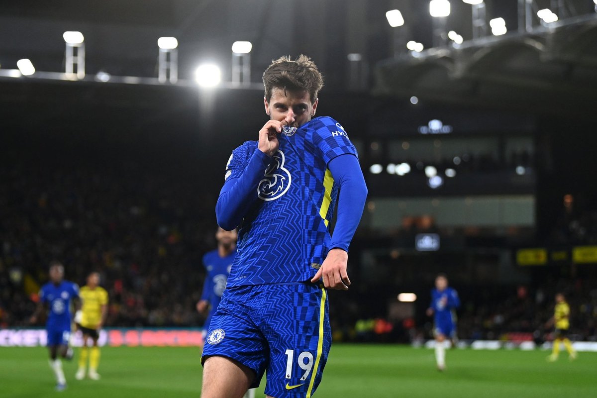 statmanfarouq's tweet photo. Mason Mount's stats v. Watford:

3 ball recoveries
2 tackles won
2 dribbles
2 chances created
2 shots
1 assist
1 goal

🏴󠁧󠁢󠁥󠁮󠁧󠁿🏴󠁧󠁢󠁥󠁮󠁧󠁿

#PL #Chelsea #WatChe #CHEWAT https://t.co/GG1BgKqBg2