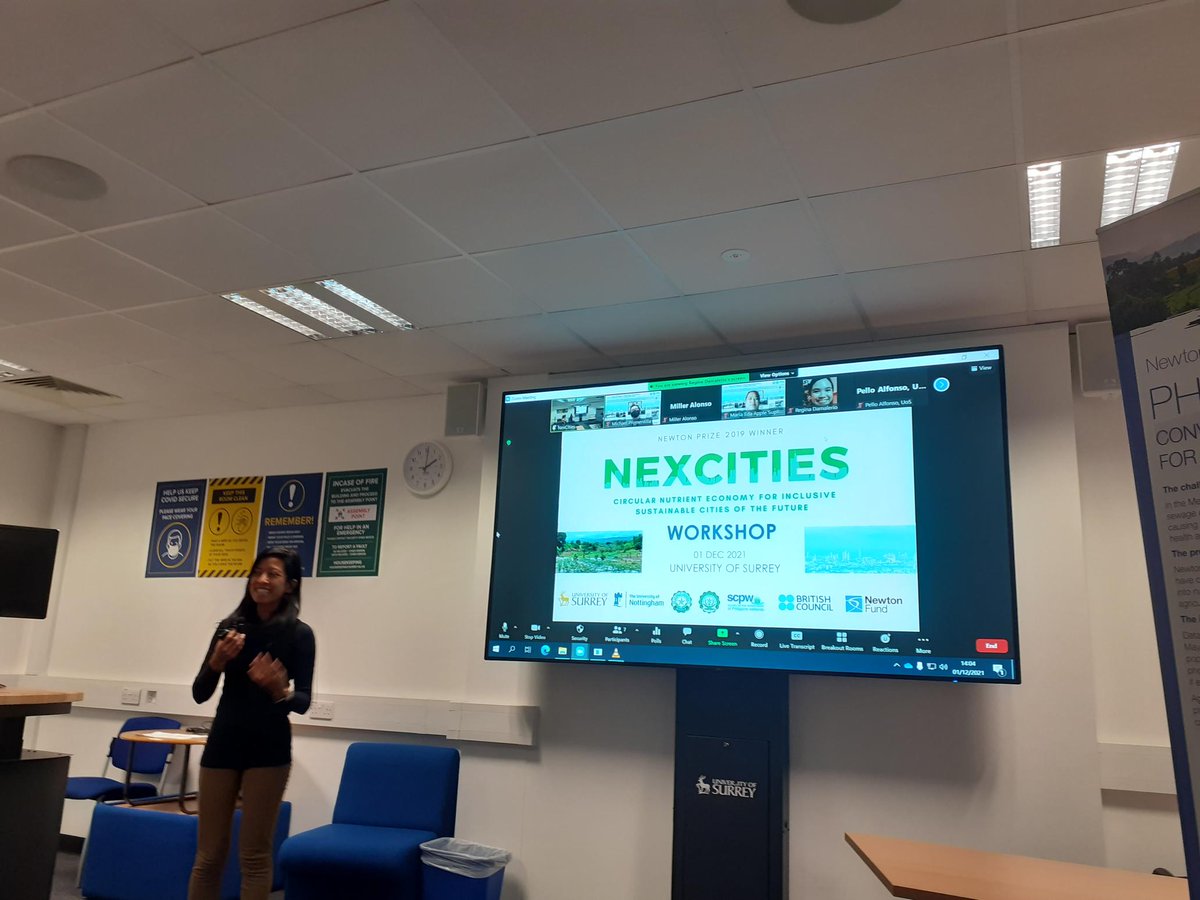 NVHGlobalLtd's tweet photo. @UniOfSurrey ;@SDFarmClusters ;@DefraGovUK @UN_Water addressing @NexCities brilliantly the circular nutrient recovery of carbon zero phosphorus and ammonia from wastewater to benefit food production and the environment.@DLSUManila @phBritish @RecoverWater https://t.co/NltbO0m9Xj